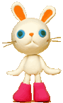 桃色長靴うさぎ